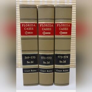 Florida Caselaw Books - Home & Office Decor, or Elevate Your Personal Library